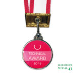 イベントや大会にセミオーダーデザインで作る表彰用43mmメダル