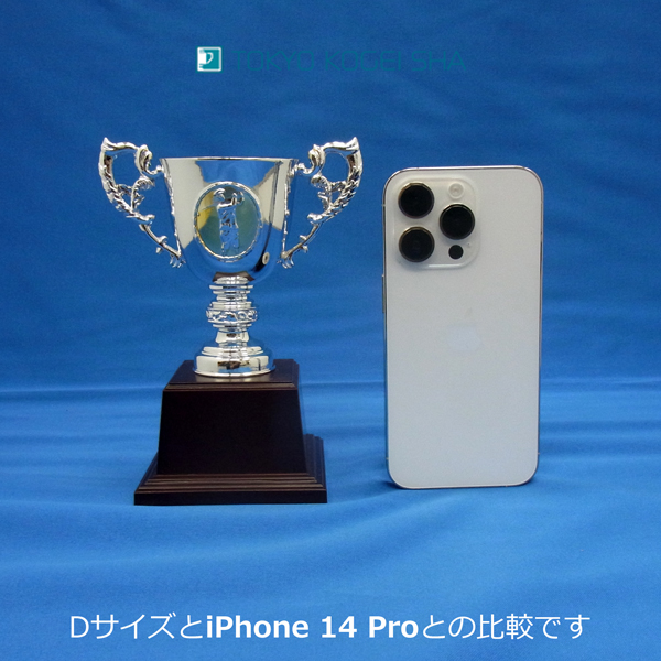 NO-3529Dサイズとiphone14proとのサイズ比較です。