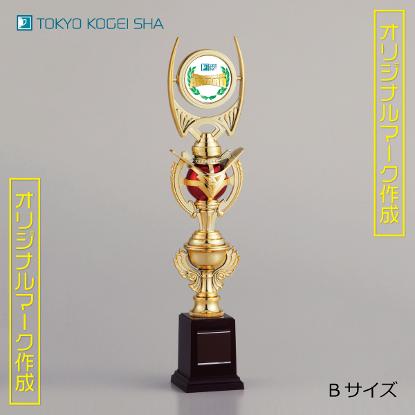 イベント用におすすめ赤×金の低価格トロフィー