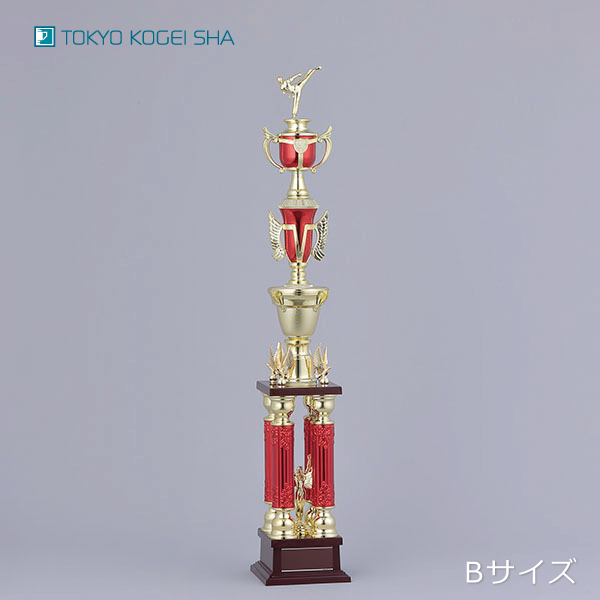 空手や柔道大会におすすめ、6サイズ展開の人気デザイントロフィー