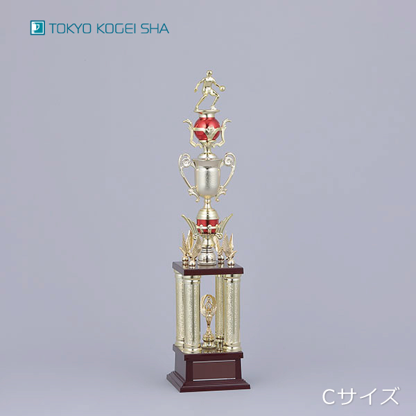 上部の人形を競技に合わせて選べる、スポーツ大会向けトロフィー