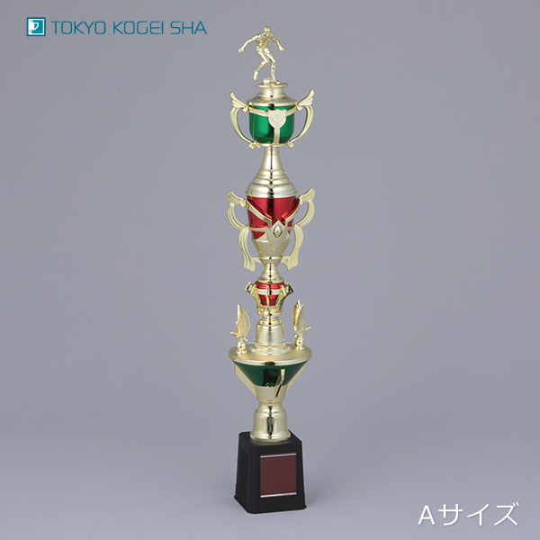サッカーにおすすめのカラフルトロフィー