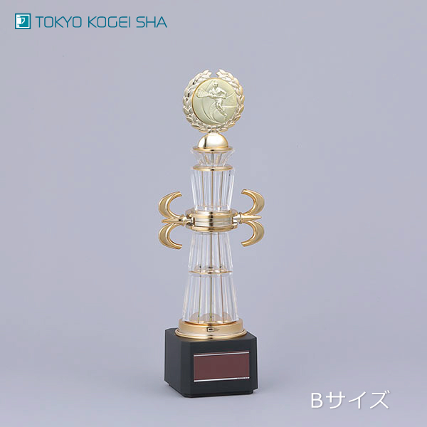 高級感漂うクリヤ×ゴールドの組み合わせトロフィー